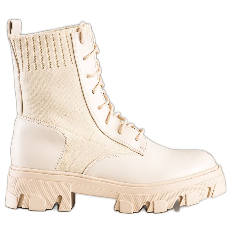 Seastar Slip-on arbetare med en strumpa beige