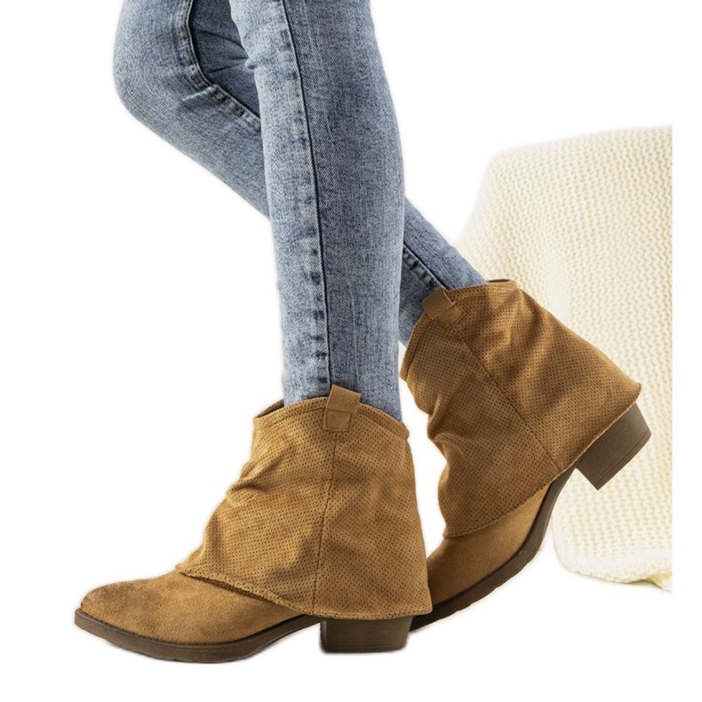 Brun cowboystövlar för kvinnor Belloci