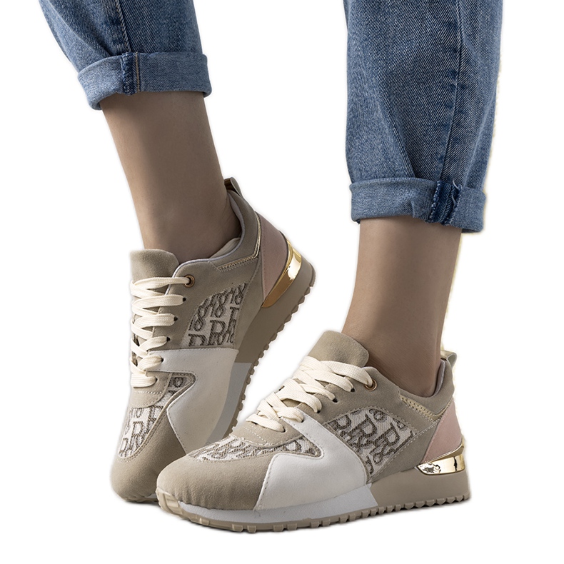 Dam beige Galvez sneakers