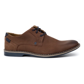 KOMODO Casual läder herrskor 859L brun