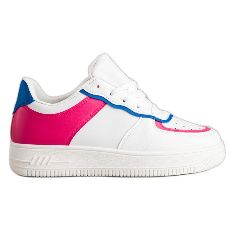 SHELOVET Trendiga sportskor vit