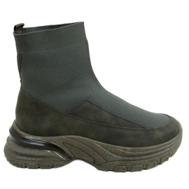 Gröna strumpor sportskor ZP03 Grön