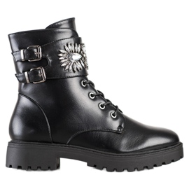 Bestelle Snygga arbetare med kristaller svart