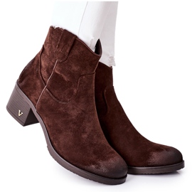 Vinceza Brown Brown mocka varma stövlar Hillbrook brun