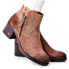 Vinceza Damstövlar Mocka Beige Bellarena brun