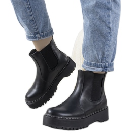 Svarta Big Star Letizia stövlar för kvinnor