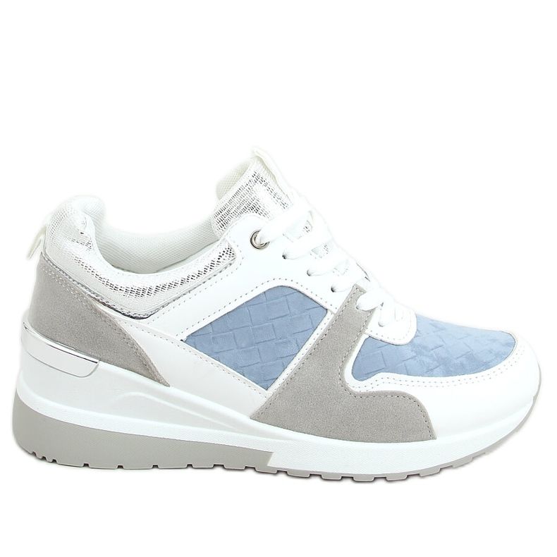 Multicolor AD-353 Blue wedge sportskor blå mångfärgad