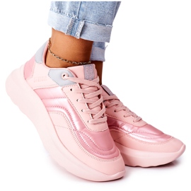 Kvinnors sportskor Memory Foam Big Star II274333 Rosa