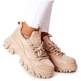 PS1 Kvinnors sportskor Sneakers Beige Miles