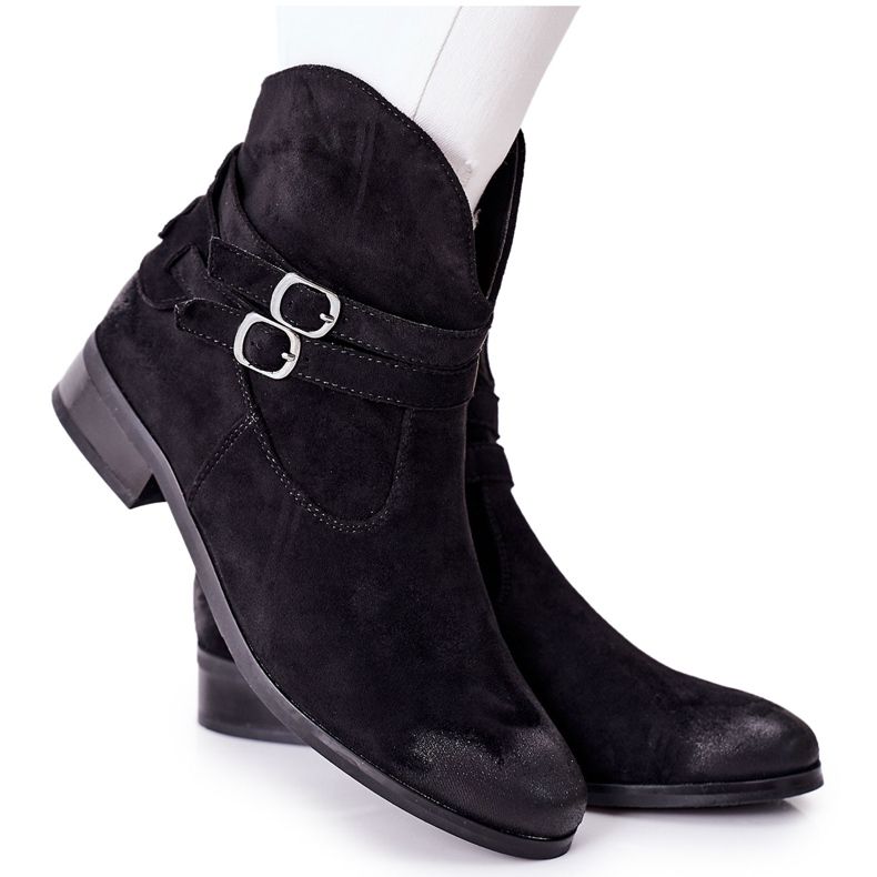 Vinceza Varma stövlar i mocka för kvinnor Svart Castlerock