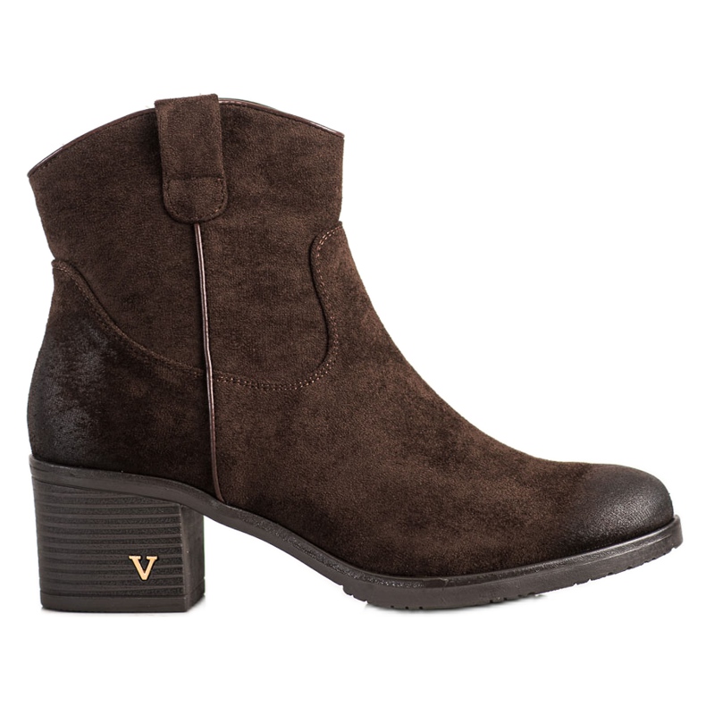 Bekväma VINCEZA mocka stövlar brun