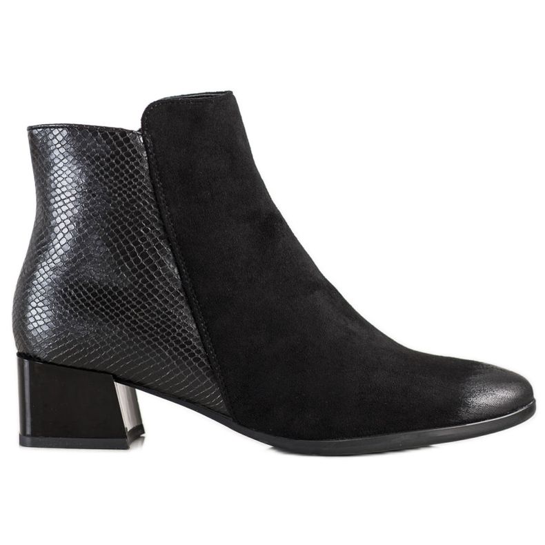 Stövlar med ormtryck VINCEZA insats svart