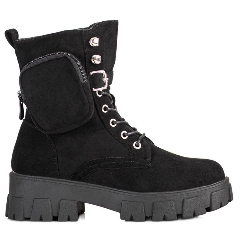 Mockanarbetare med VINCEZA -ficka svart