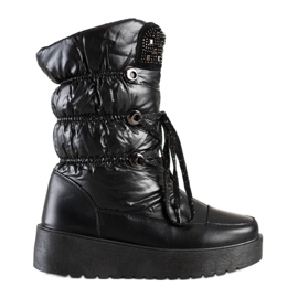 S. BARSKI Stylowe Śniegowce S.BARSKI svart