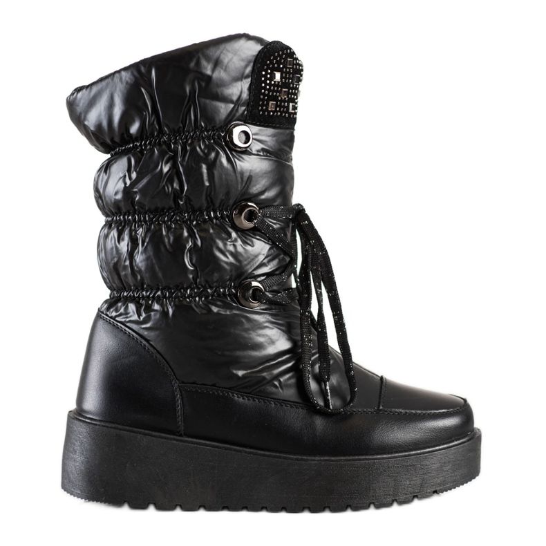 S. BARSKI Stylowe Śniegowce S.BARSKI svart