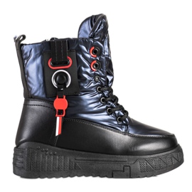 Seastar Varma snöskor på plattformen svart marinblå