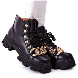 PS1 Varma Trapper -stövlar för kvinnor med en svart kedja från Labri