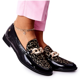 Dam Brogues Maciejka lackerade loafers svart 4099B-01 / 00-1