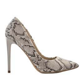 Andreas ormskinnsmotiv i beige