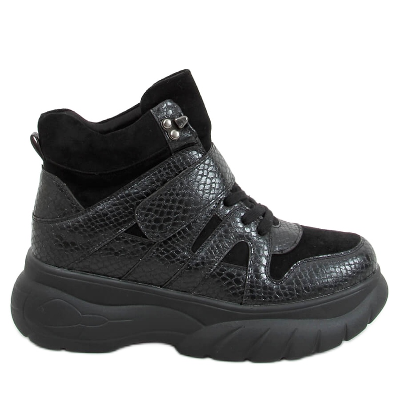 Högsulaskor KL-771 Svart