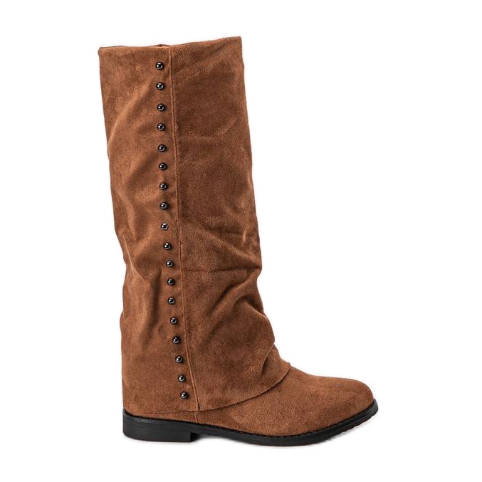 Kamelstövlar på Colorado -kilklacken brun