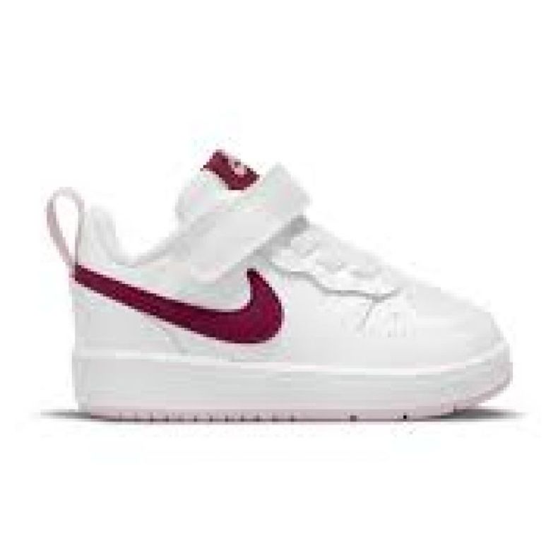Nike Court Borough Low 2 (TDV) Jr BQ5453-120 skor vit rosa