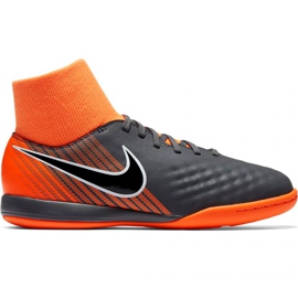 Nike Magista Obra X 2 Academy Df Ic Jr AH7315 080 fotbollsskor mångfärgad apelsiner och röda