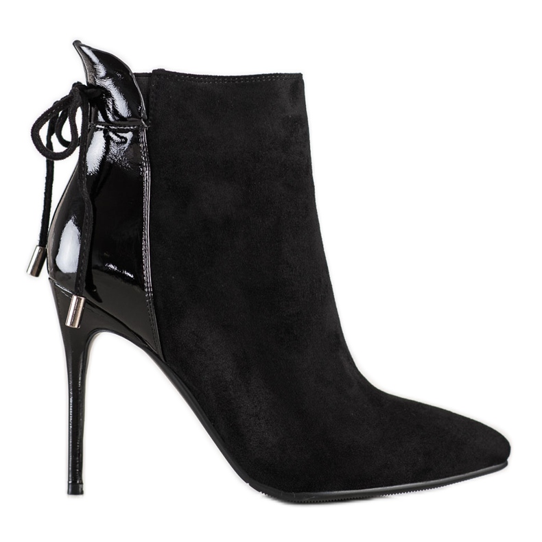 S. BARSKI Stövlar på hög klack S.BARSKI svart