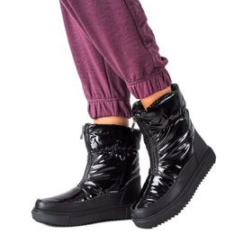 S. BARSKI Czarne Śniegowce S.BARSKI svart