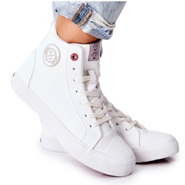 Kvinnors sneakers Cross Jeans High White II2R4010C vit