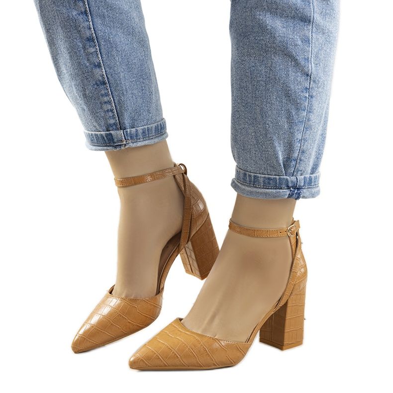 Kamelpumpar på Davies -inlägget brun