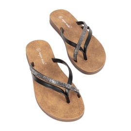 Black Beach Party flip-flops svart