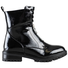 Erynn Lackerade arbetare på reglaget svart