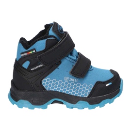 American Club Softshell Sports Boys med en HL33/21 blå-svart membran