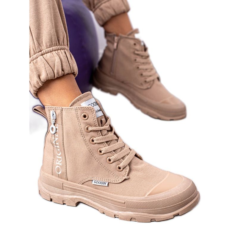 Goodin Original High Sneakers beige