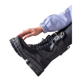 Seastar Höga arbetare med kristaller svart