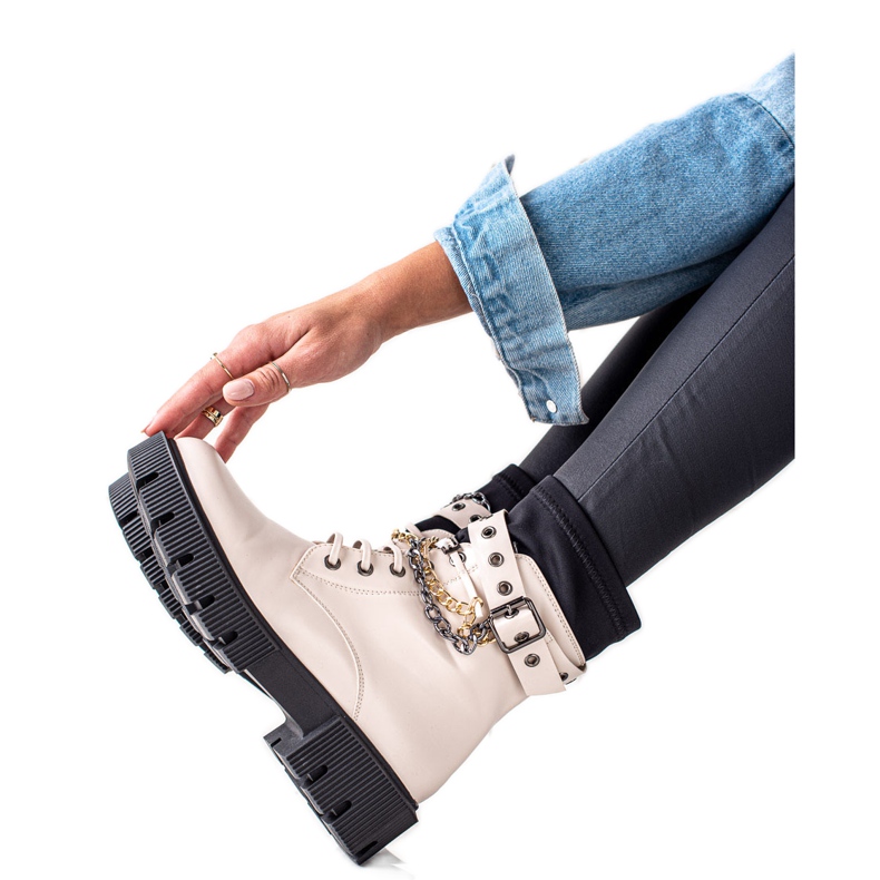 Seastar Arbetare Med Modekedjor beige