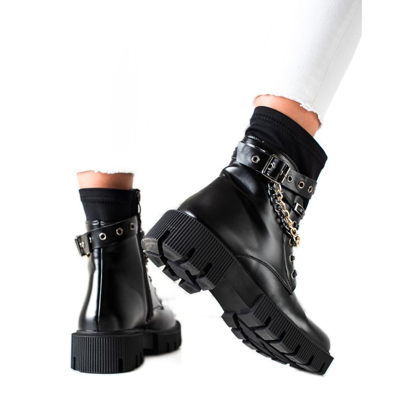 Seastar Arbetare Med Modekedjor svart