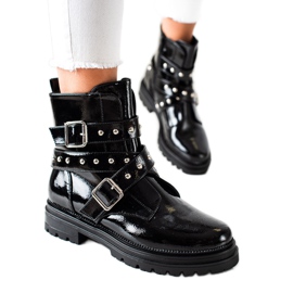 Bestelle Lackerade arbetare med strålar svart