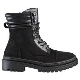 Super Mode Casual Boots Trappers svart