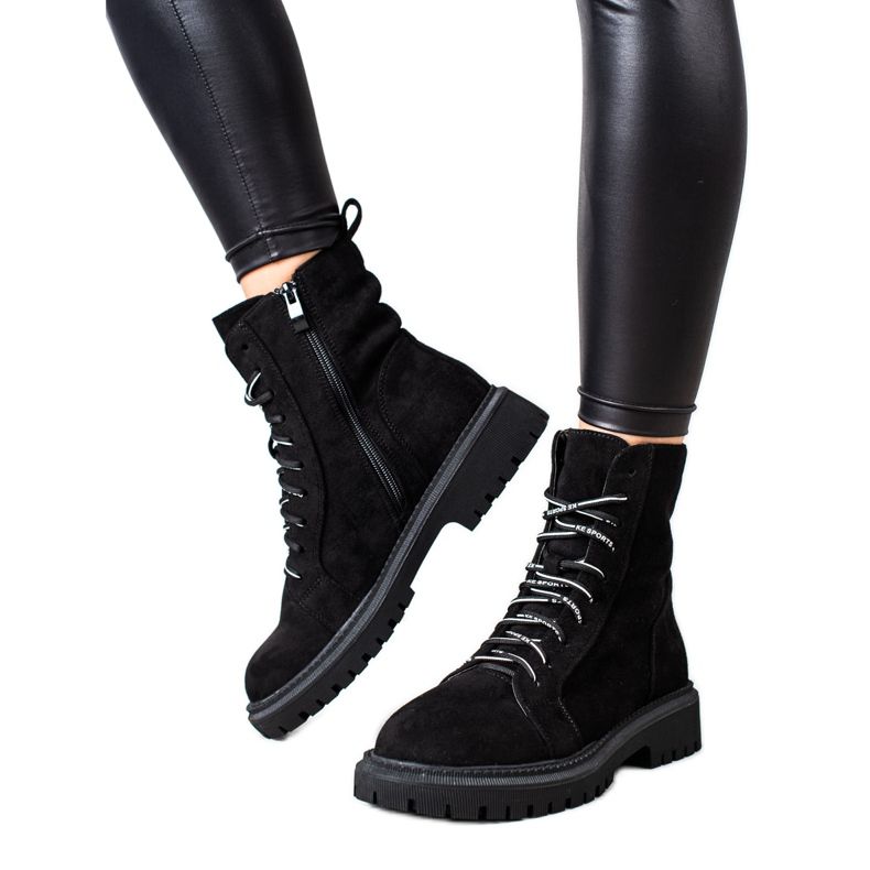 Goodin Mocka Trapper stövlar svart