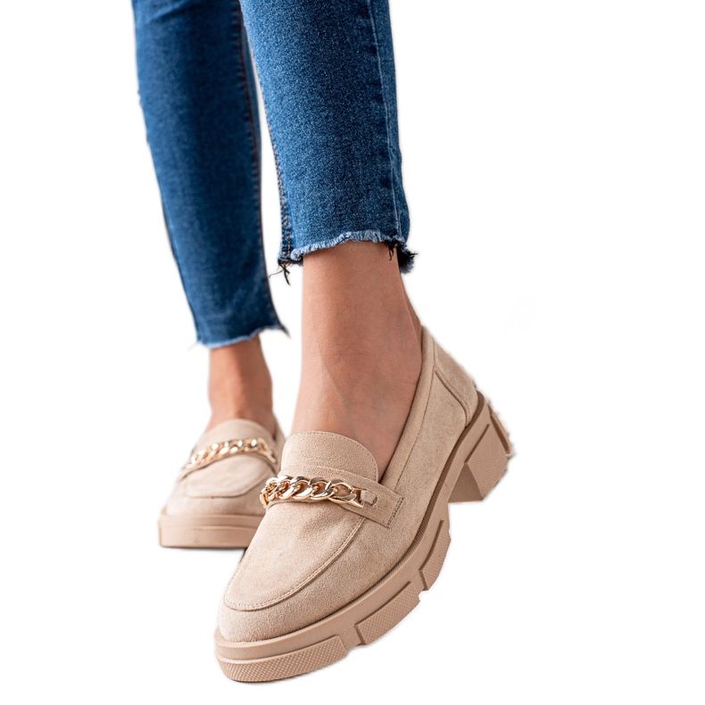 Goodin Mode beige loafers