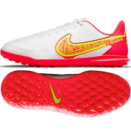 Nike Tiempo Legend 9 Club Tf Jr DA1334 176 fotbollsskor vit vit