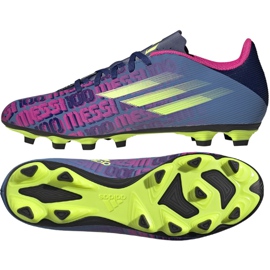 Adidas X Speedflow Messi.4 FxG M FY6923 fotbollsskor marinblå flerfärgad marinblå