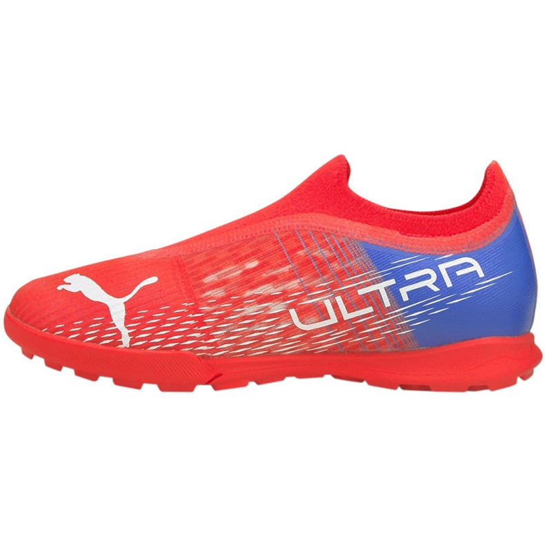 Puma Ultra 3.3 Tt Jr 106531 01 fotbollsskor apelsiner och röda