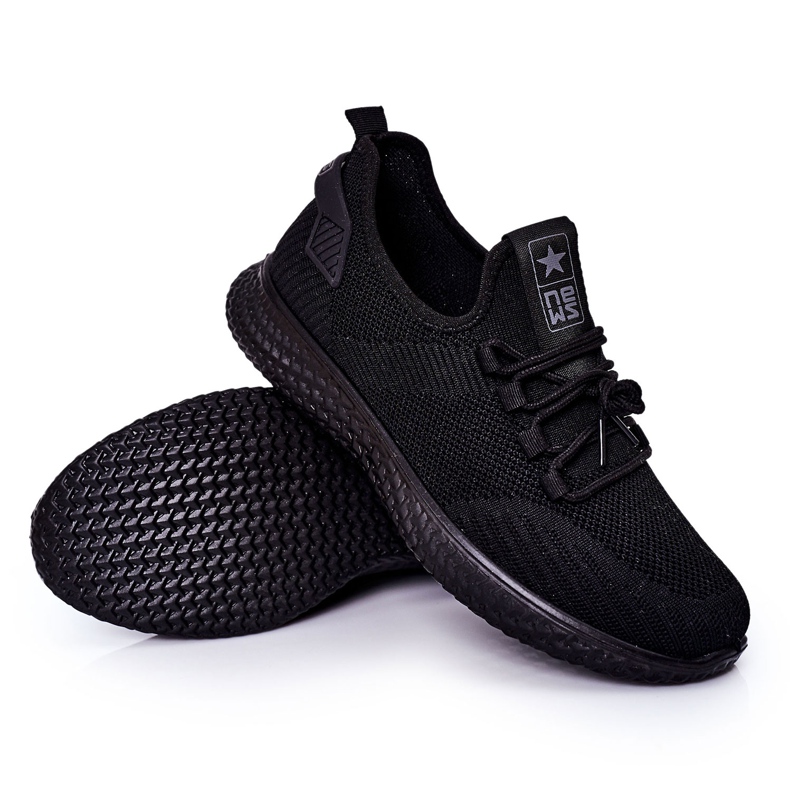 PE1 Herr Sport Slip-On Skor Svart Ryan