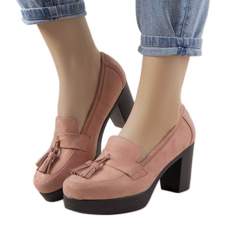 Rosa mockasiner på Himmel -inlägget