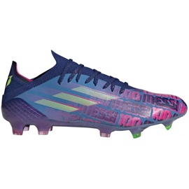 Adidas X Speedflow Messi.1 Fg M FY6879 fotbollsskor mångfärgad blå