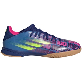 Adidas X Speedflow Messi.3 In Jr FY6901 fotbollsskor mångfärgad blå