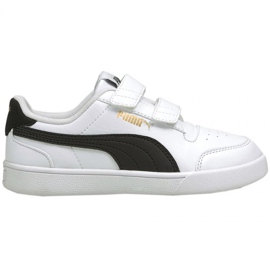Puma Shuffle V Ps Jr 375689 02 vit svart